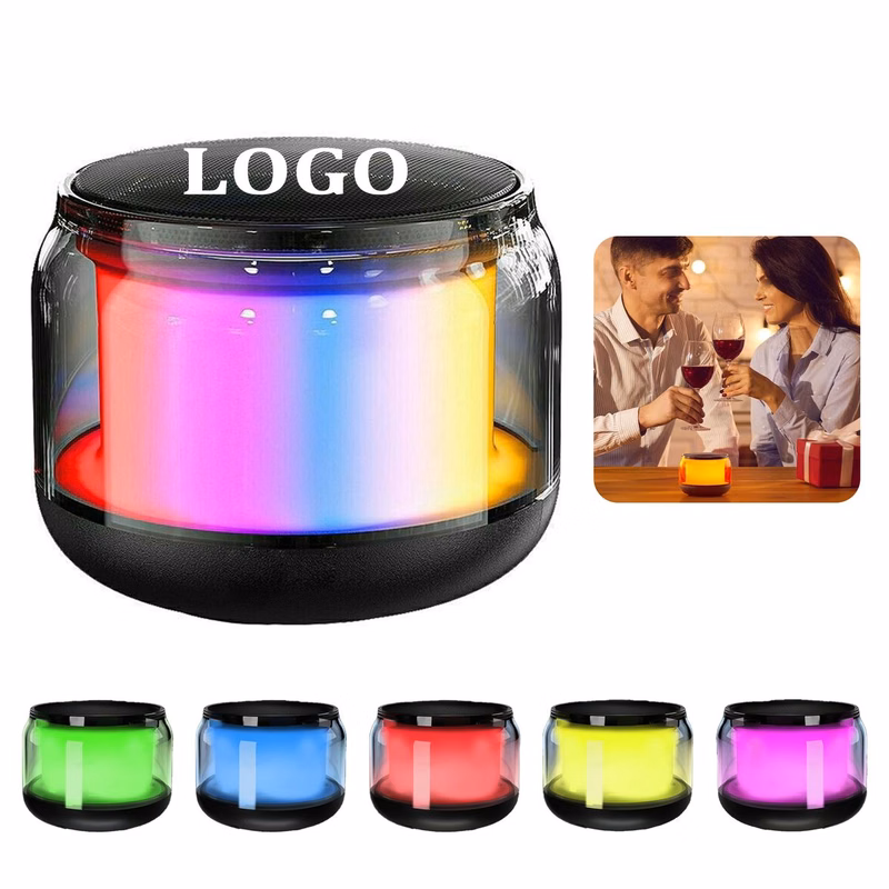 Portable Bluetooth Speaker with Lights