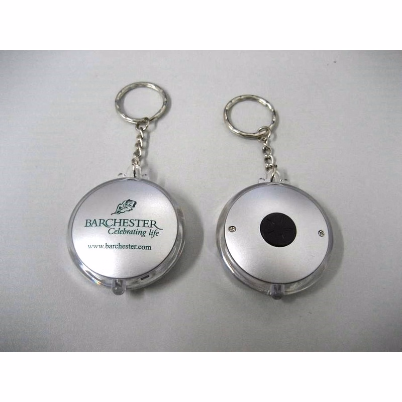 Round LED Light Key Tag