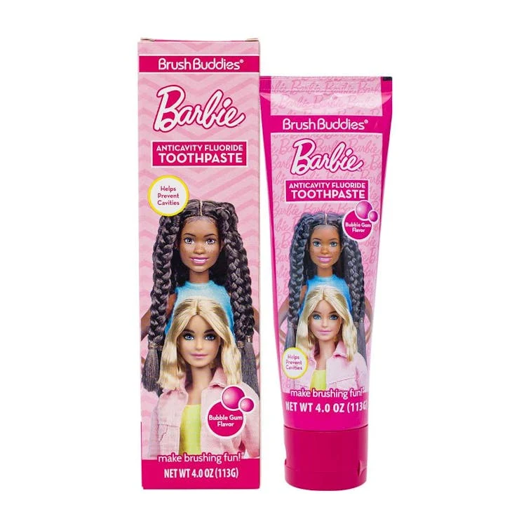 Barbie Kid's Toothpaste Bubble Gum - 4 oz 1