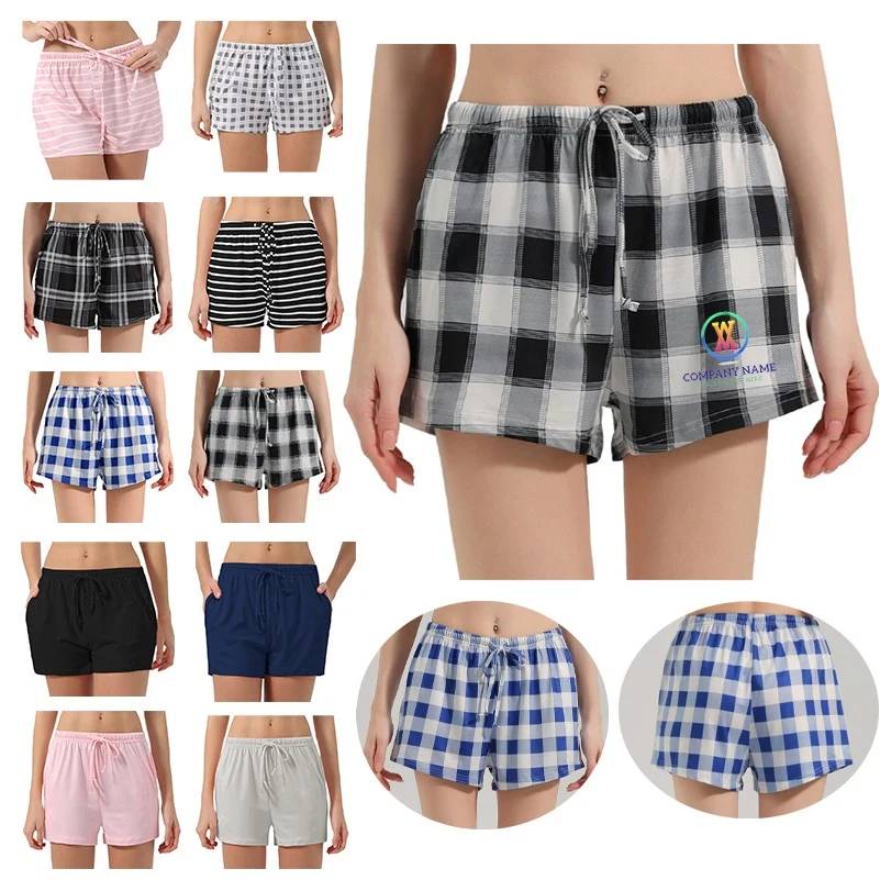 Women Pajama Shorts Comfy Lounge Bottom with Pockets 1