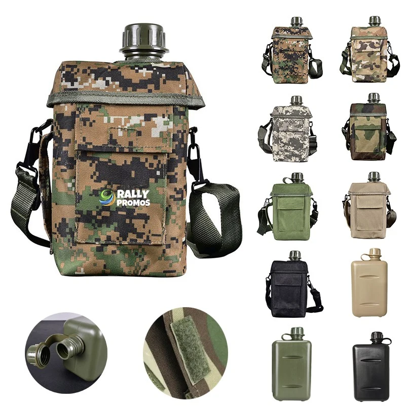 Tactical Canteen Carrier Cover with Shoulder Strap 1