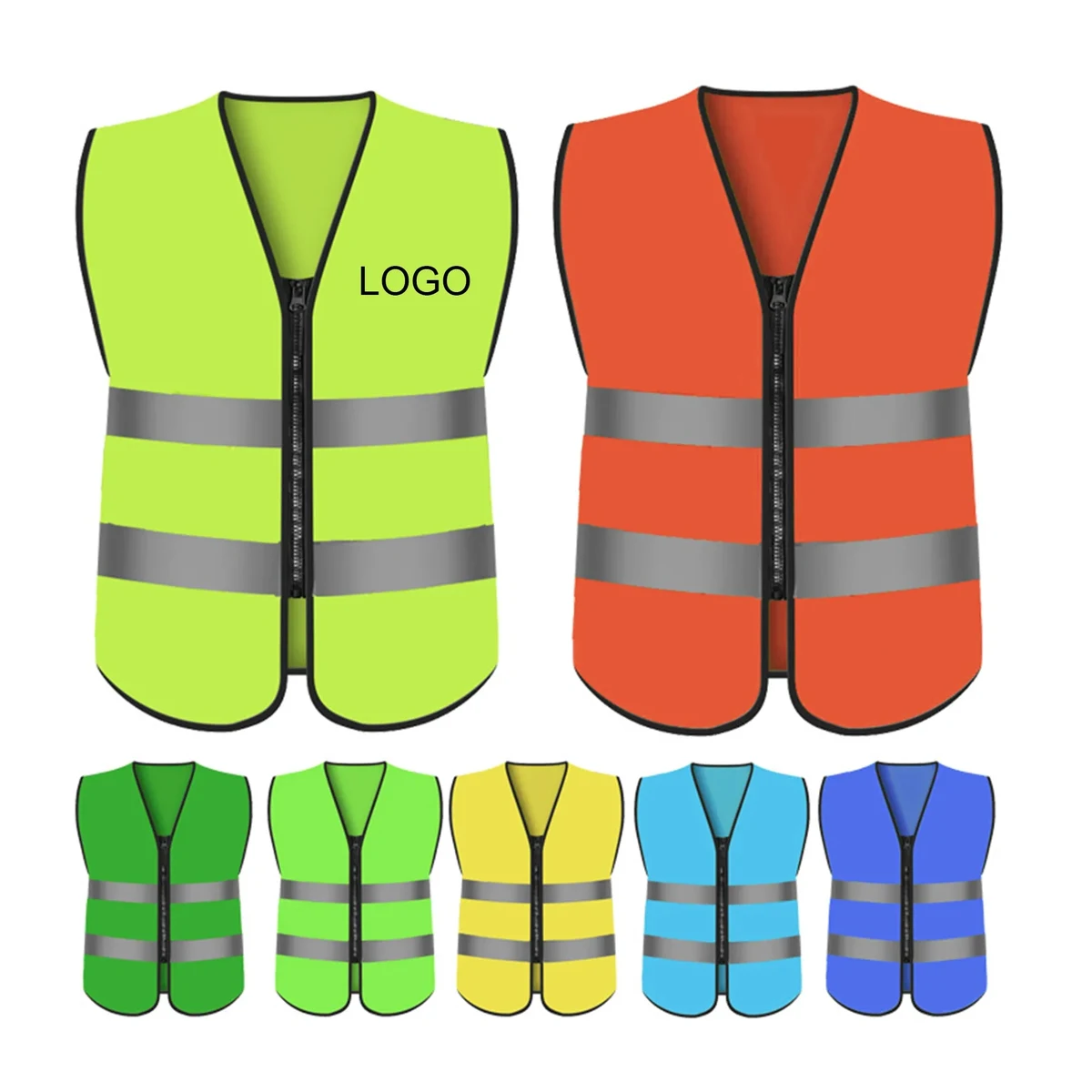 MOQ 50 High Visibility Reflective Safety Vest 1