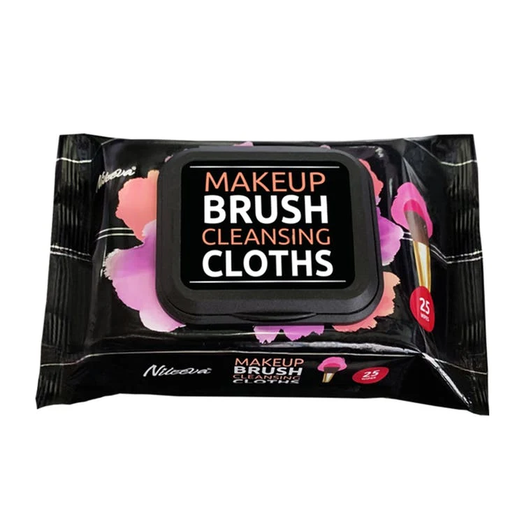 Makeup Brush Cleansing Cloths - 25-Count/Pack 1