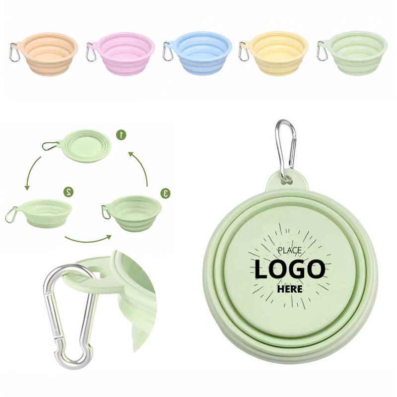 Outdoor Foldable Silicone Pet Feeding Bowl