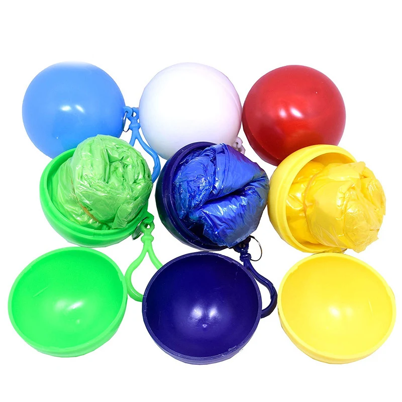 Portable Disposable Raincoat Ball 1