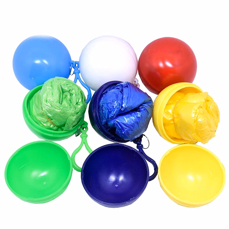 Portable Disposable Raincoat Ball