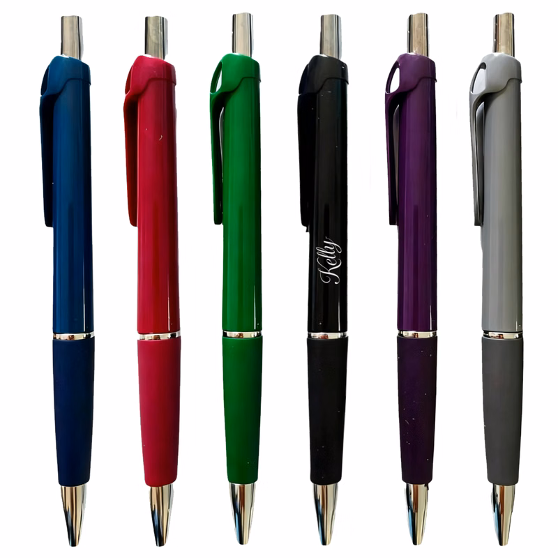 Plastic Retractable Ballpoint Pen