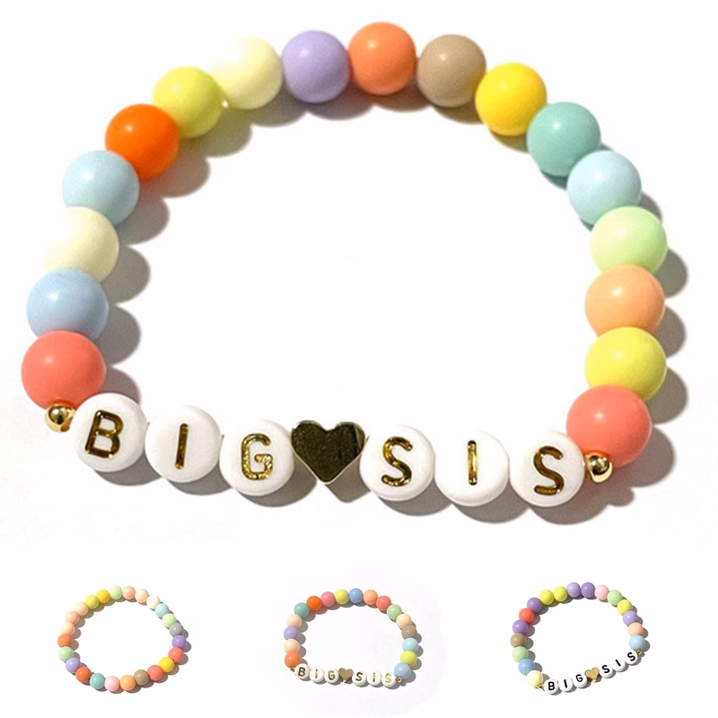 Plastic Handmade beaded rice bead bracelet