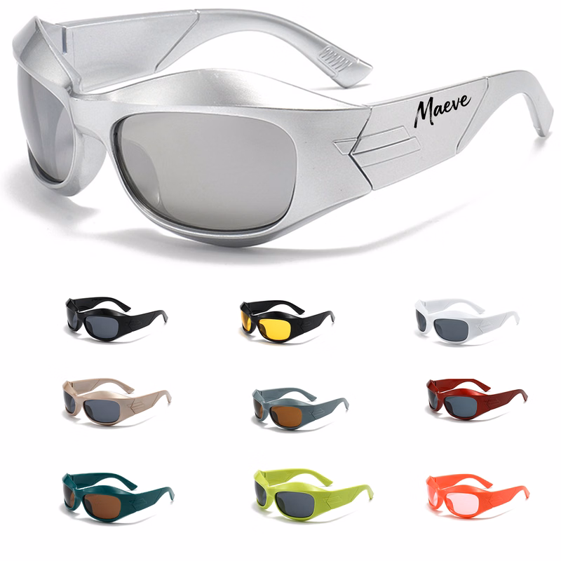 Oversized Sports Punk Sunglasses