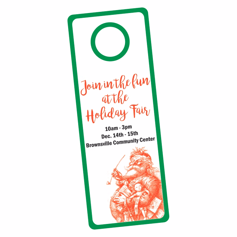 Door Hanger (3 3/8"x9")