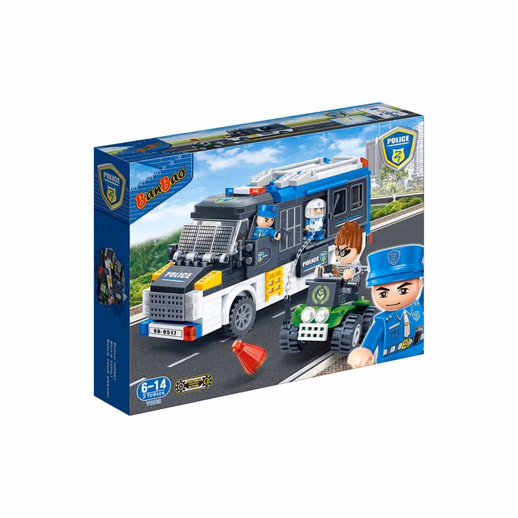 Cops & Robbers Building Brick Sets - 325 Pieces