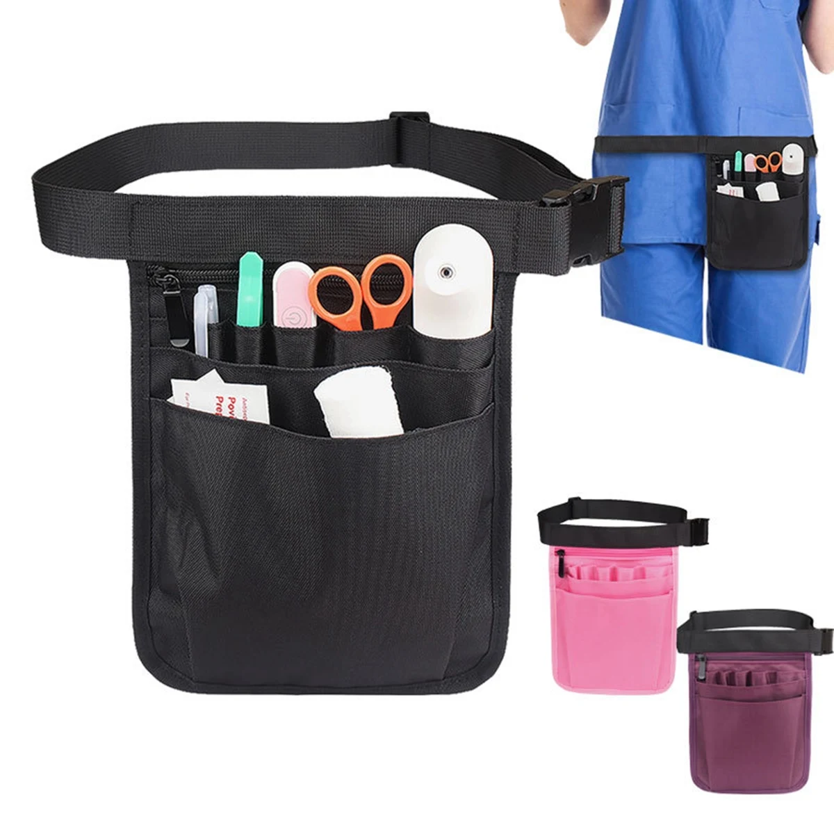 4-in-1 Nursing Fanny Pack Pockets 1