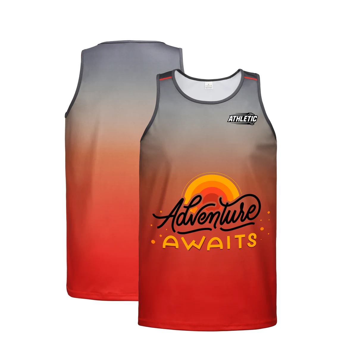 Custom Sleeveless Workout Tank Top Shirt (Full Color) 1