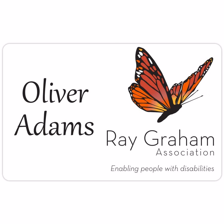 USA Made Eco-Friendly Sublimated Personalized Aluminum Badges (6-10 Sq. Inches)