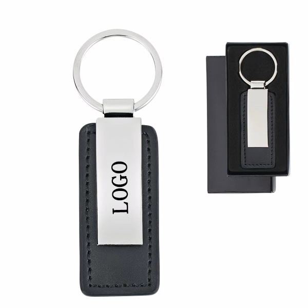 Leatherette Key Tag