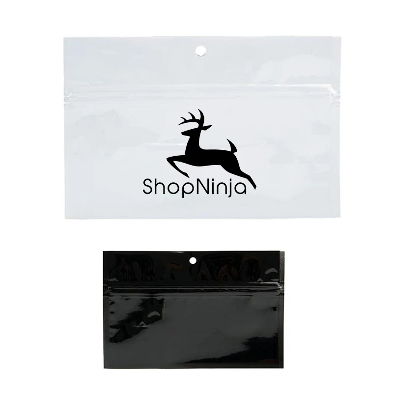 Hanging Zipper Barrier Bag to hold pre-rolls, joints, blunts 6" x 2 3/4" 1