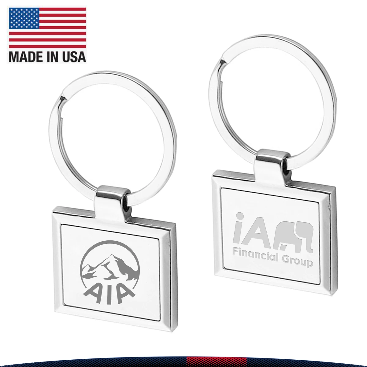 Laroy Square Frame Keychain 1