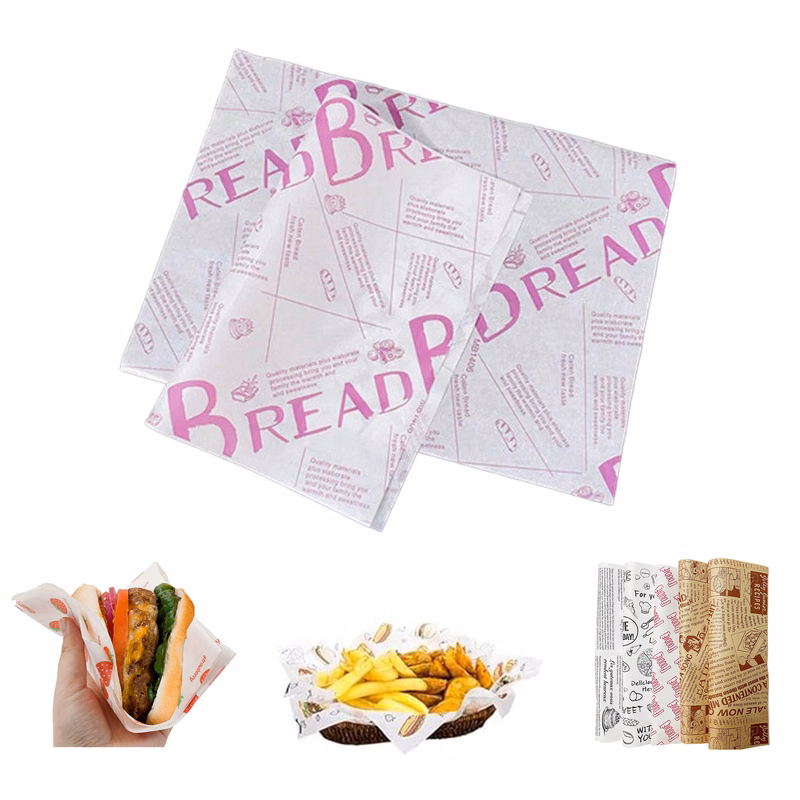 15" x 11" Customize Food Wrapping Hamburger Paper