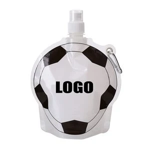 Football Water Bag With Carabiner 500ml 1