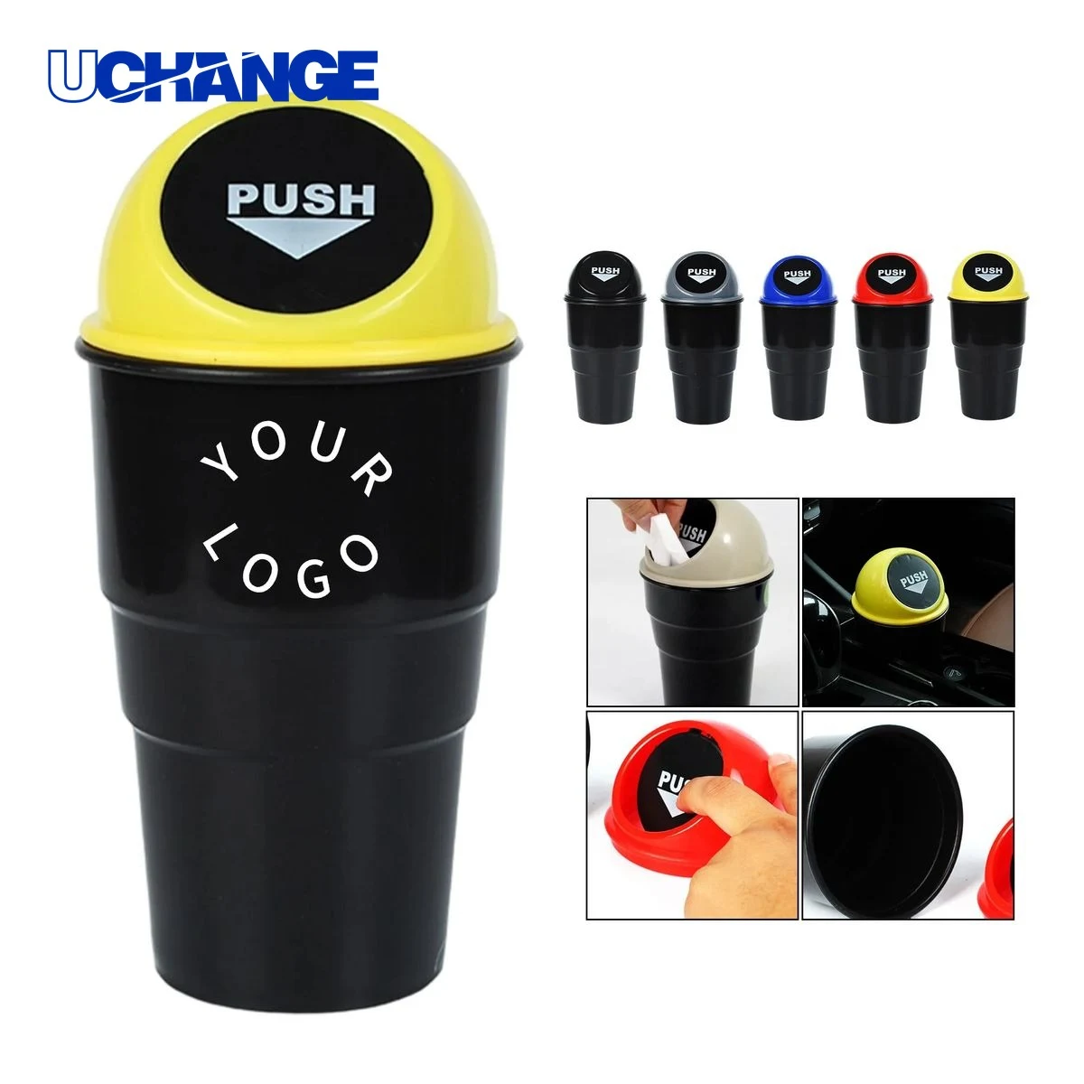 Leakproof Car Trash Bin for Vehicle Use 1