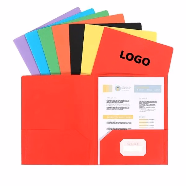 Plastic File Folder - Business Card Holder Organizer