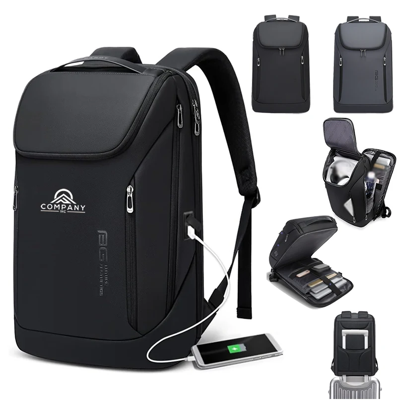 Business Smart Backpack Waterproof fit 15.6" Laptop Backpack with USB Charging Port 1