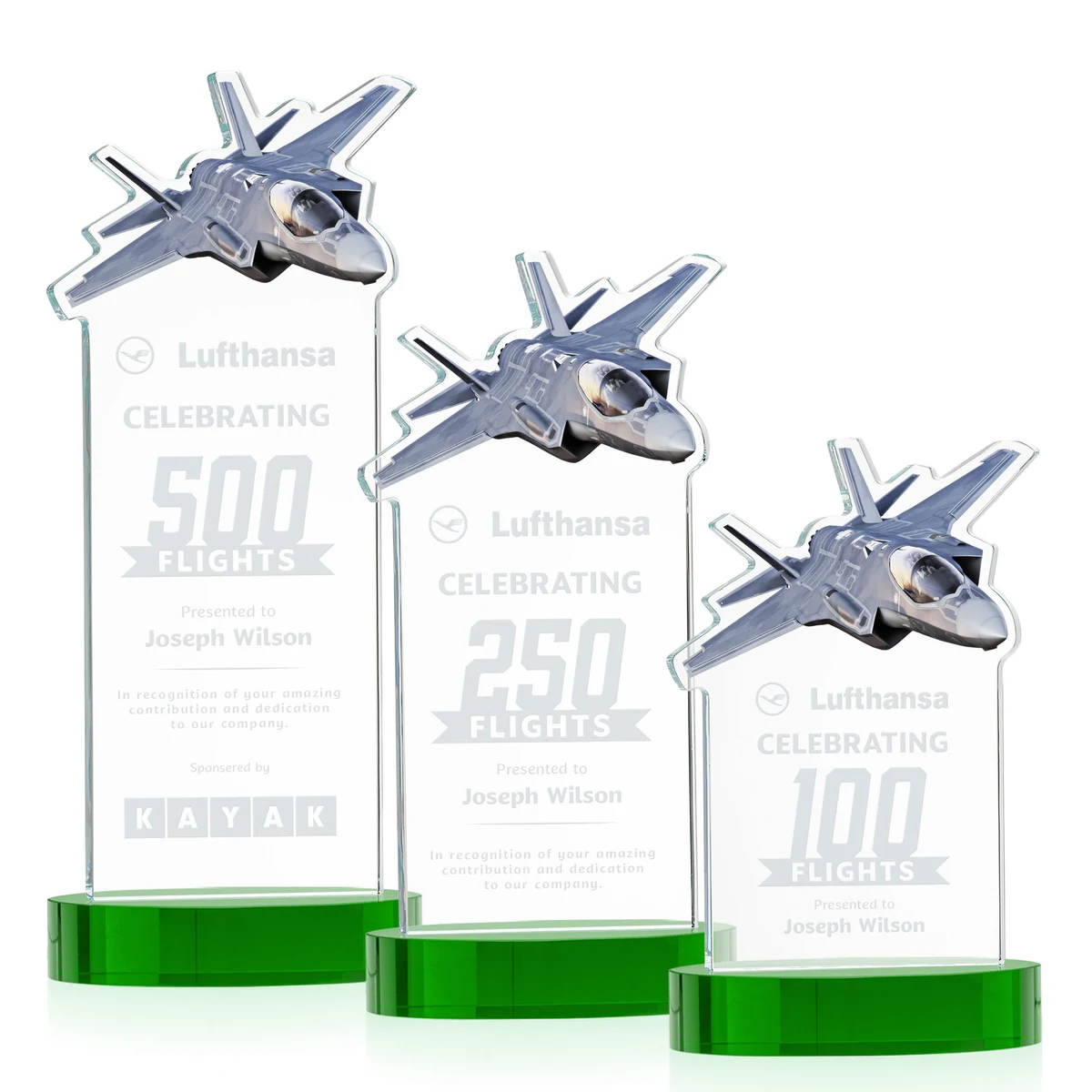 Top Gun Award on Alberton Base - Green 1