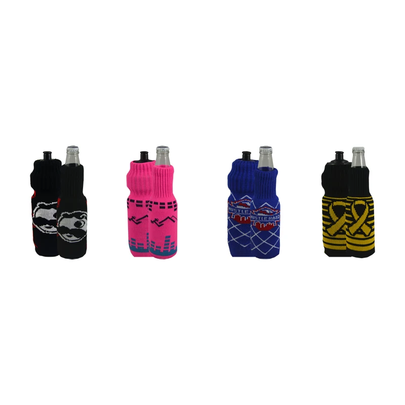 Custom Bottle Sock, custom koozie with logo imprint 1