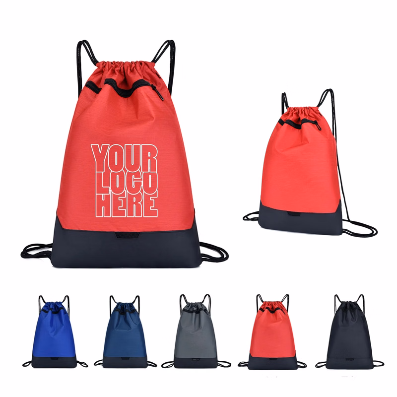 Drawstring Backpack Bag Sport Gym Sackpack