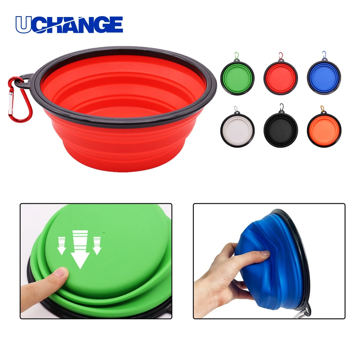 Folding Pet Bowl for Easy Storage and Feeding 1