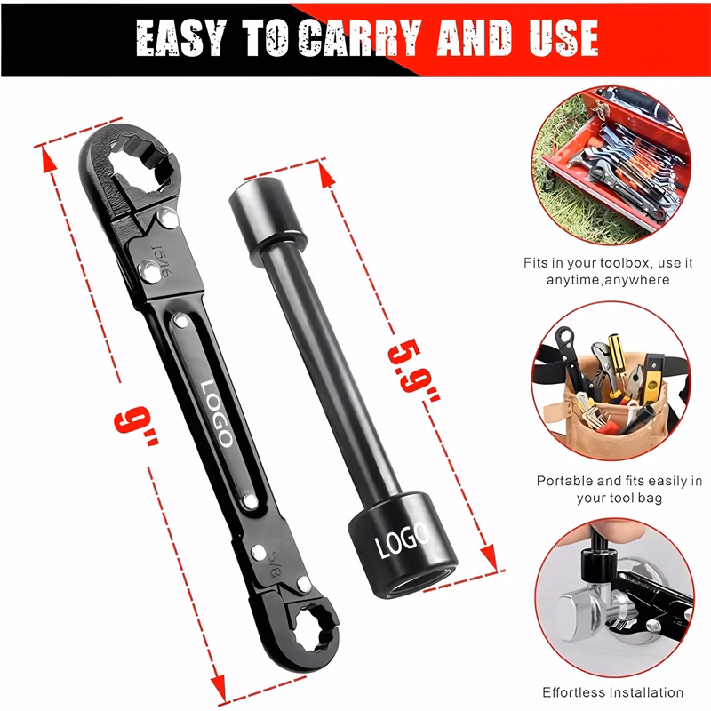 Angle Stop Wrench for Plumbing Installation