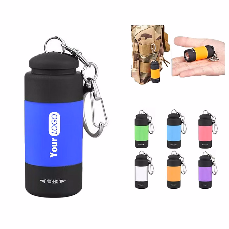 USB Rechargeable Mini Flashlight Keychain