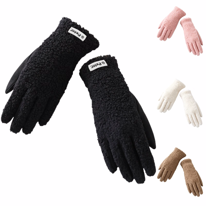 Women Winter Fleece Lined Touchscreen Gloves