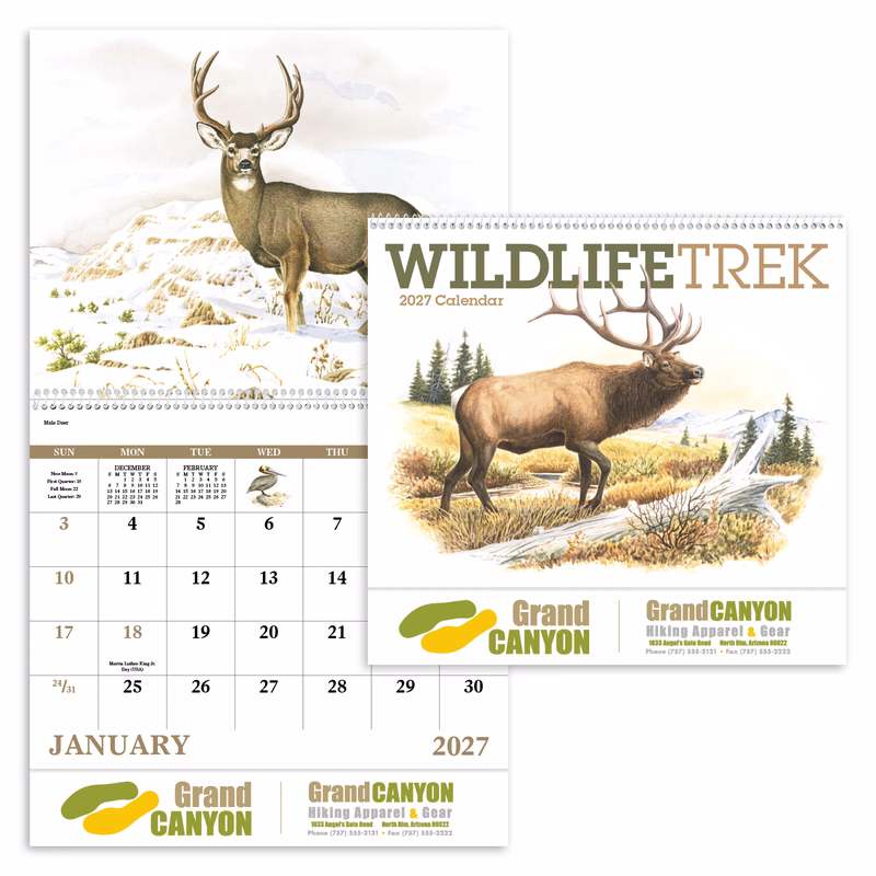 Good Value™ Wildlife Trek - Spiral Calendar