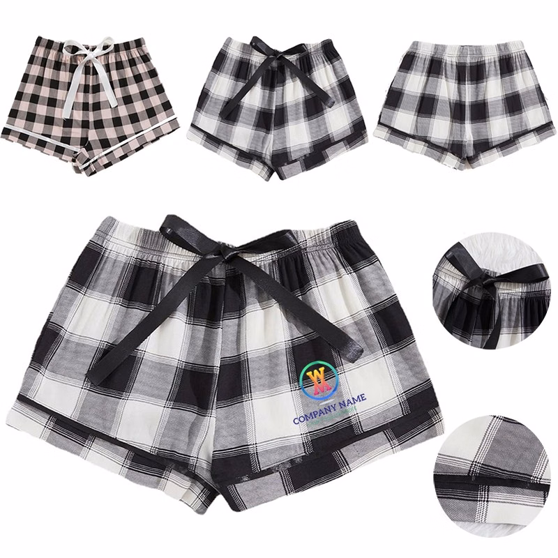 Women's Plaid Pajama Shorts