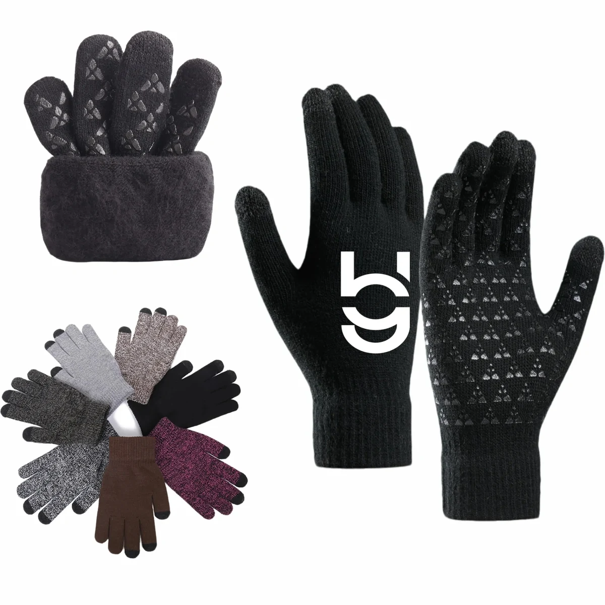 Winter Knitted Touchscreen Gloves (Anti-Slip & Warm) 1