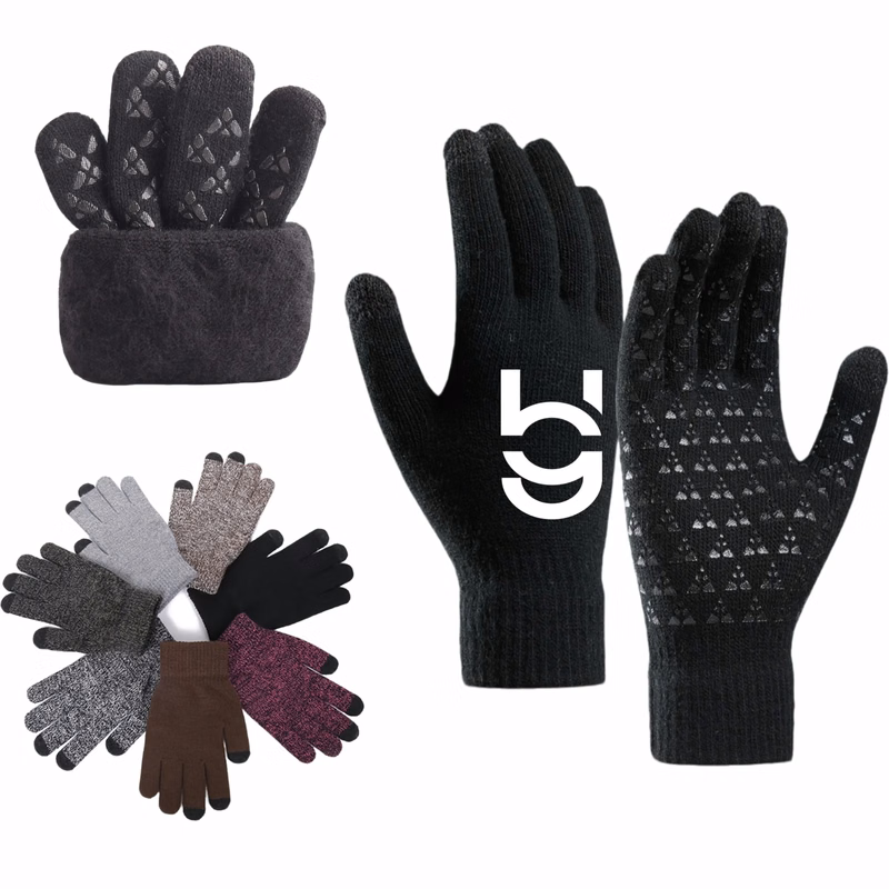 Winter Knitted Touchscreen Gloves (Anti-Slip & Warm)