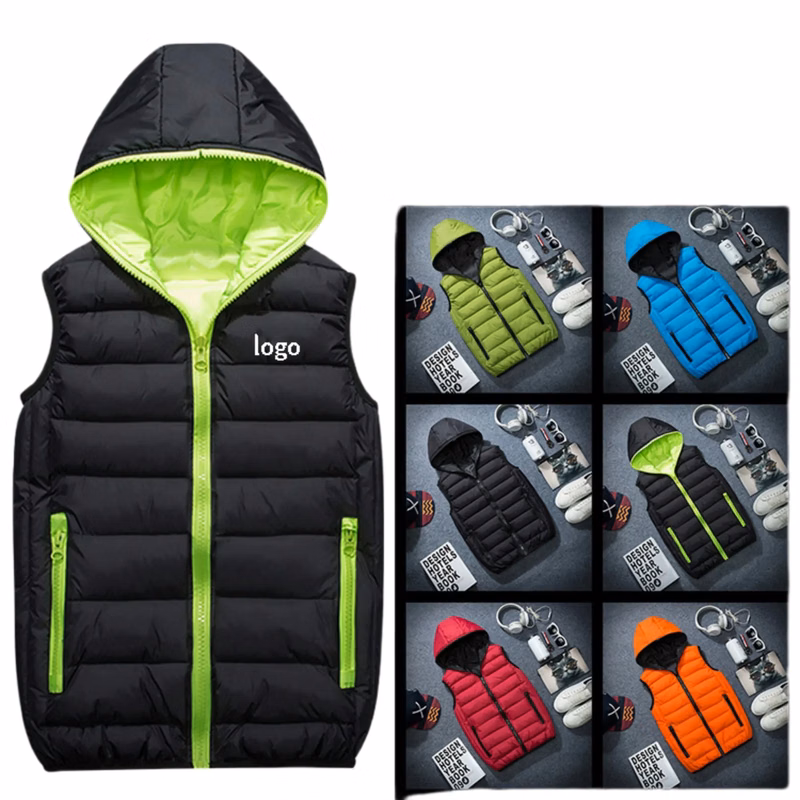 Hooded Cotton Vest