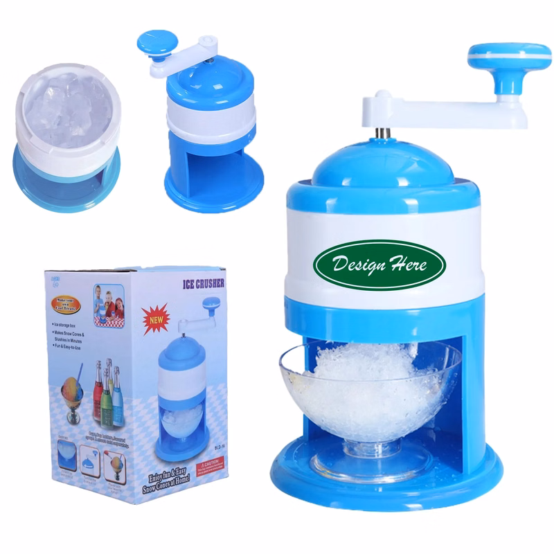 MOQ24. Customizable Hand Crank Shaved Ice Shaver