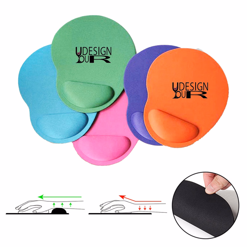 Wrist Rest Mouse Pad With Anti-fatigue Base