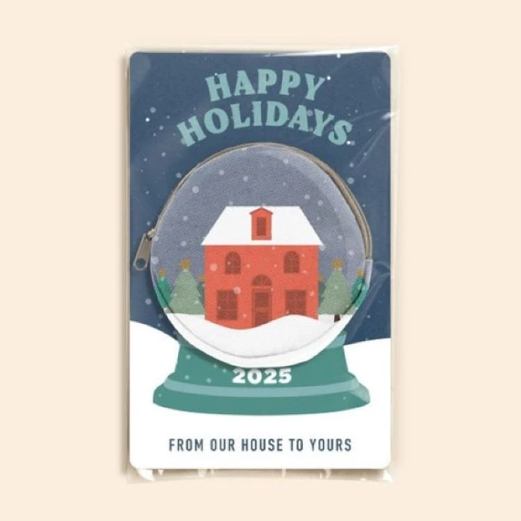 SNOWGLOBE COIN POUCH MAILER 1