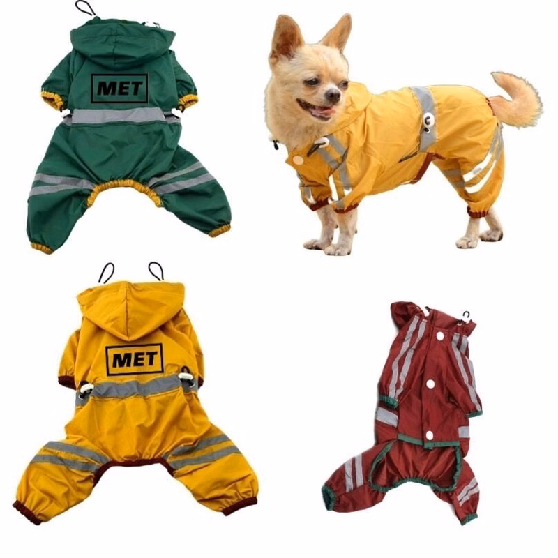 Pet Rain Jacket Poncho
