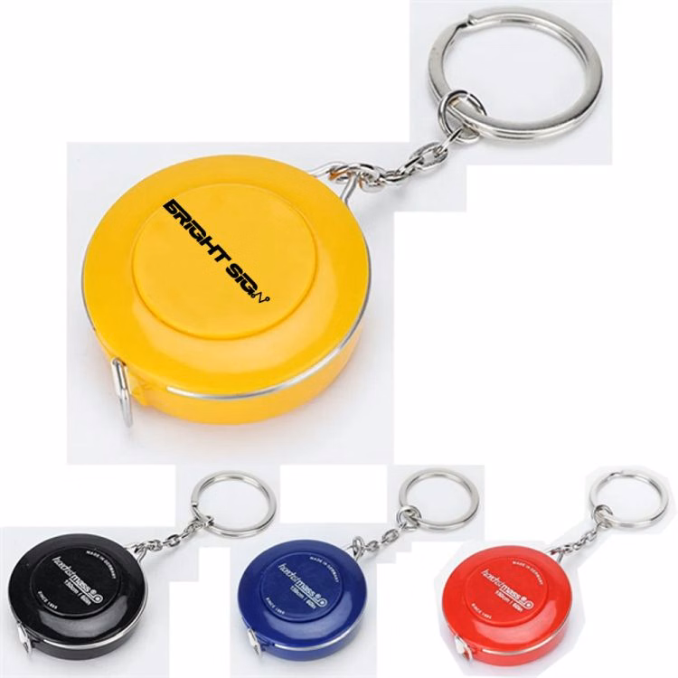 Mini Dual-Scale Retractable Tape Measure Keychain 60"/150cm