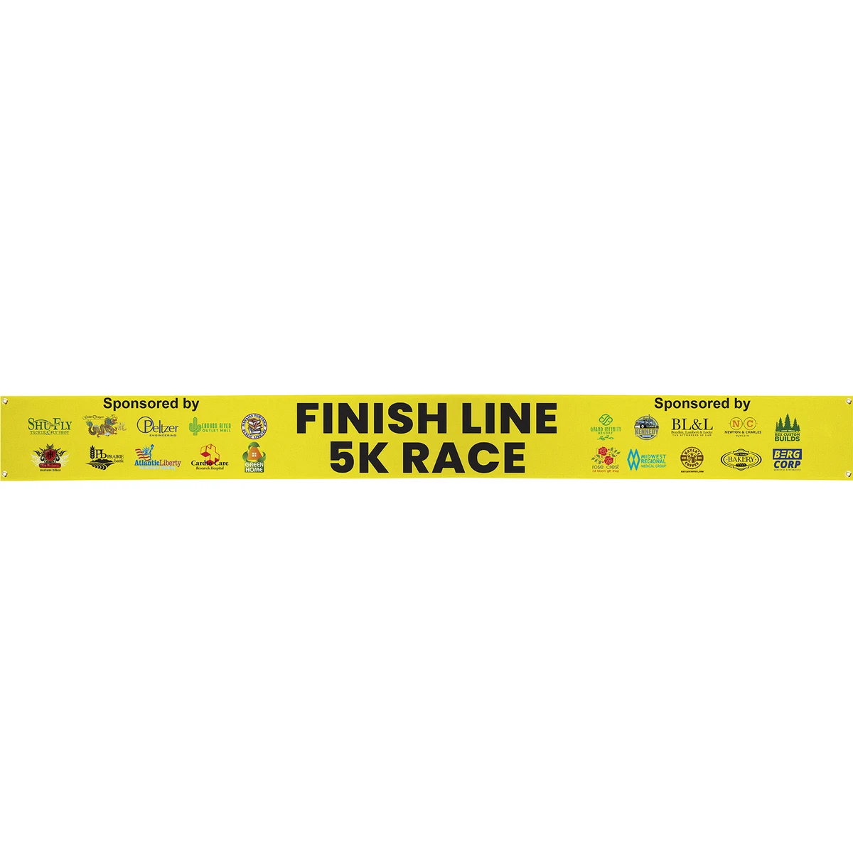 12Wx120L Badge Satin Banner 1