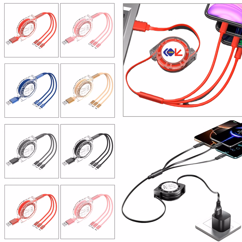 Retractable Multi Charging Cord