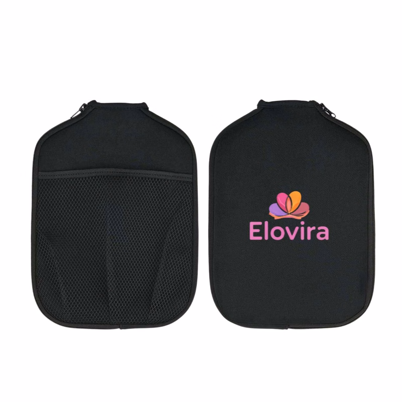 Neoprene Pickleball Paddle Cover Sleeve Bag with Mesh Pocket
