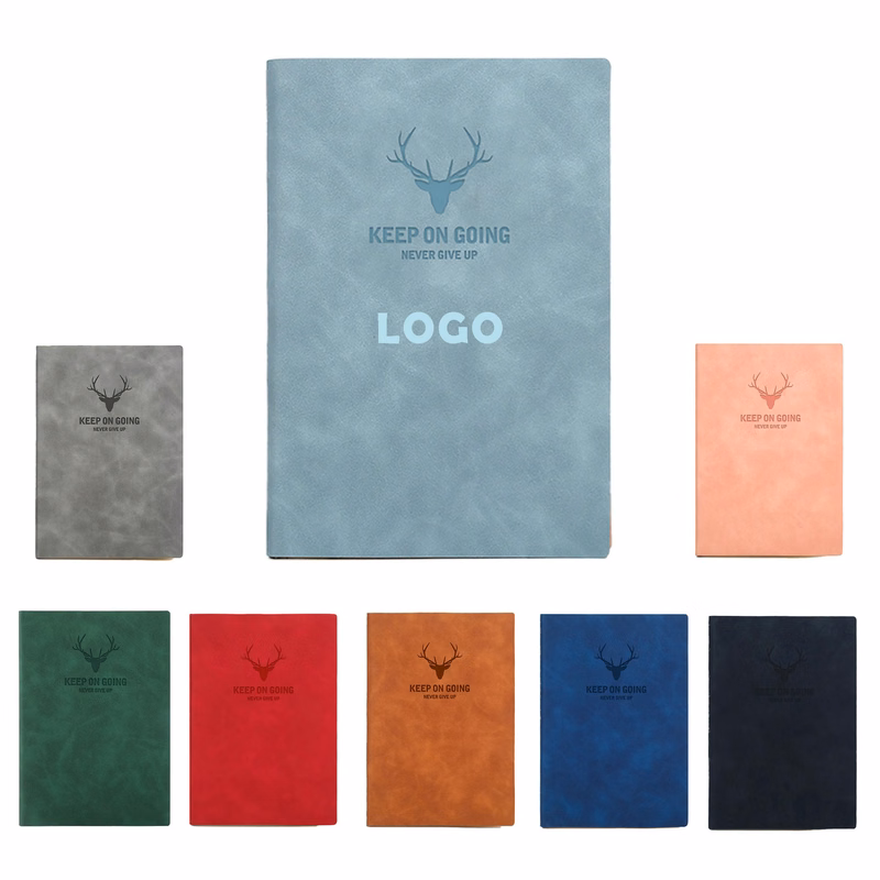 Simple Soft Leather Business Notebook