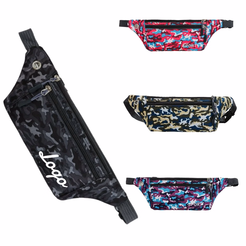 Camouflage Pattern Custom - Logo Sports Waist Packs