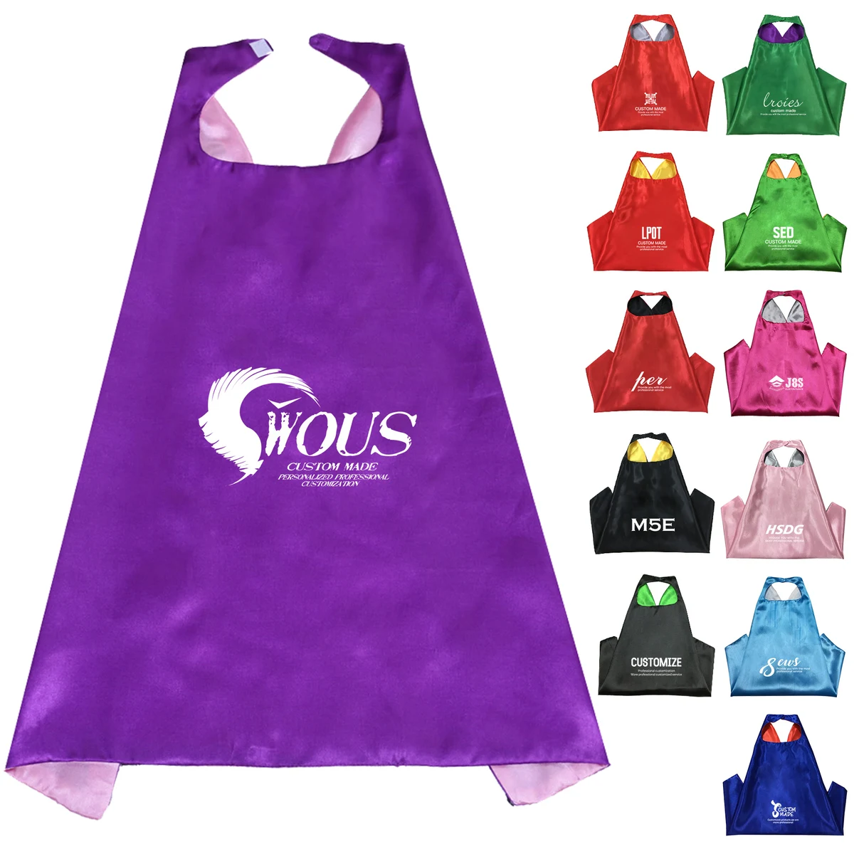 Satin Children's Cosplay Cape 1