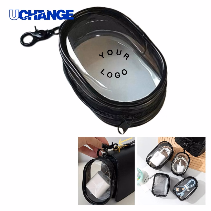 PVC Earphone Organizer Case Portable Design